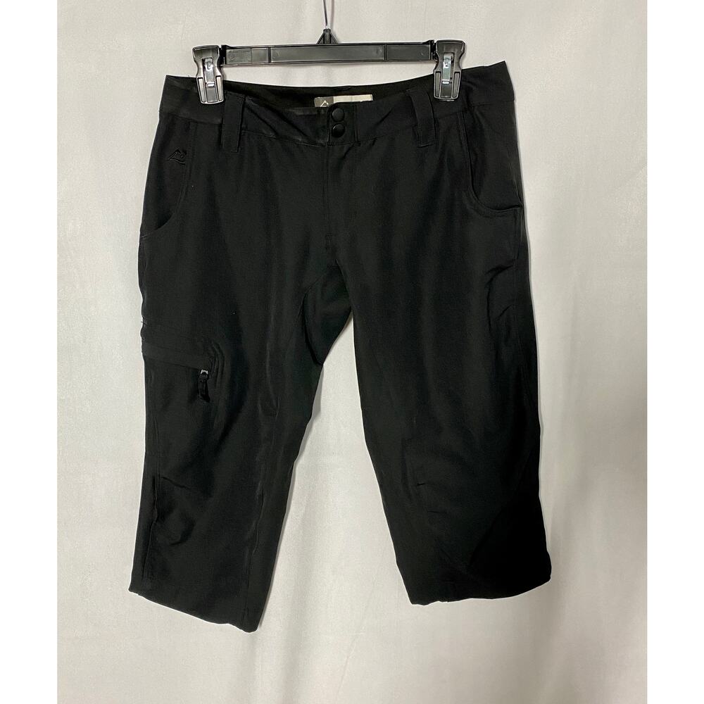 Alpine Design Mountain Tech Series Black Bermuda Capri Pants Size 4 - Picture 2 of 8